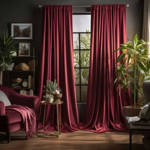 Block print curtains